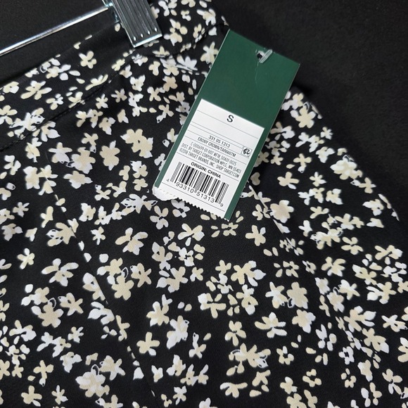 Wild Fable Womens Floral Midi Skirt Black Ditsy Print Front Slit Size S New - Picture 3 of 8